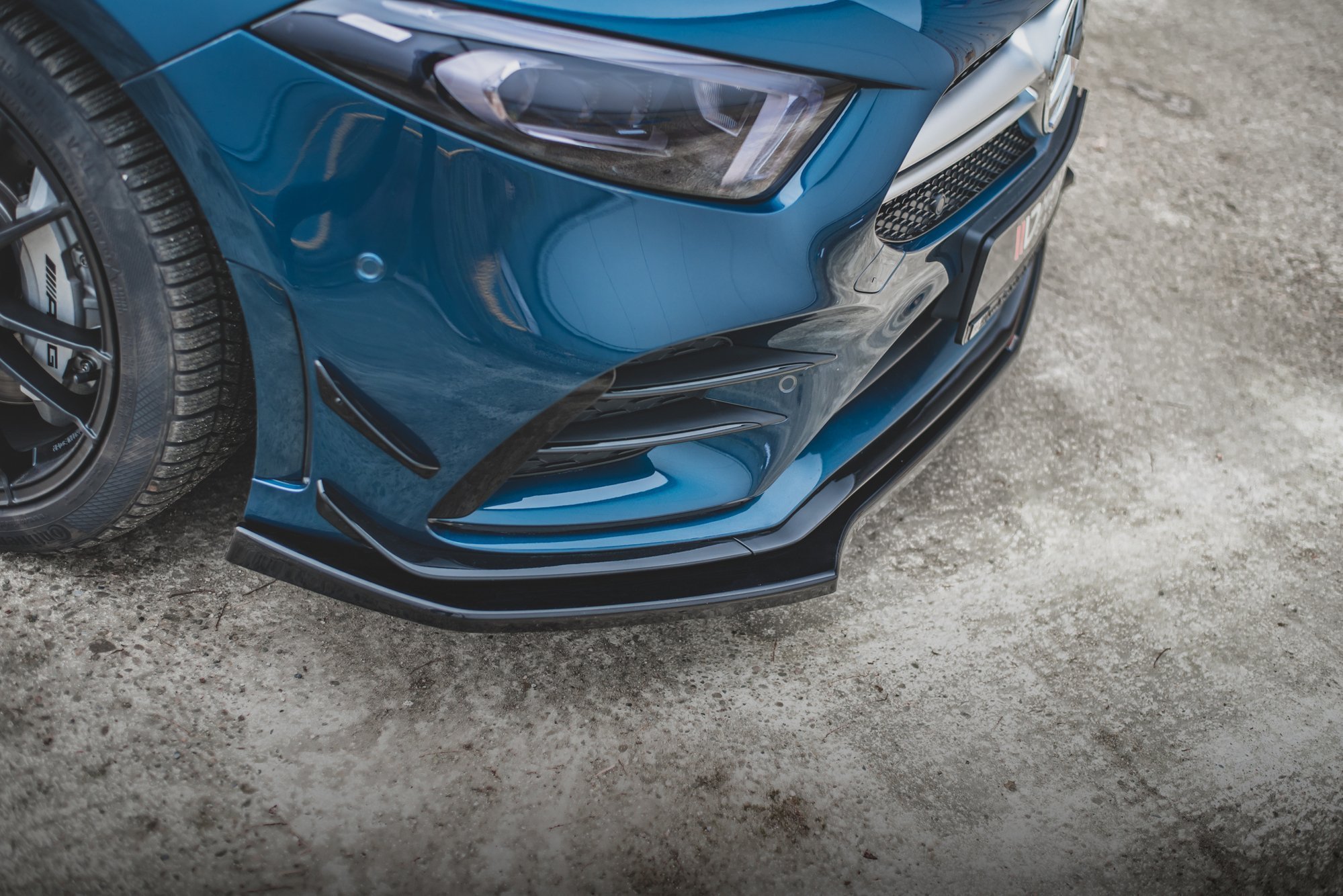 Front Splitter V.2 Mercedes A35 AMG Aero W177 - Image 4