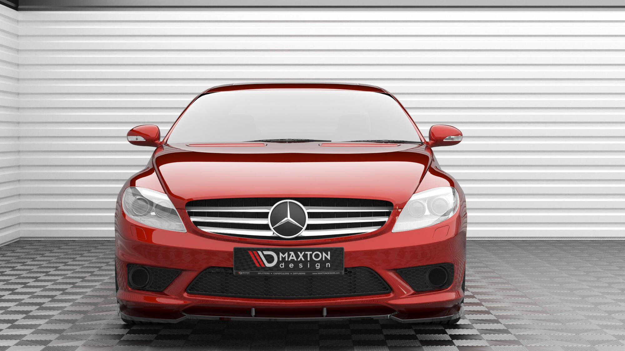 Front Splitter V.2 Mercedes-Benz CL 63 AMG C216 - Image 2