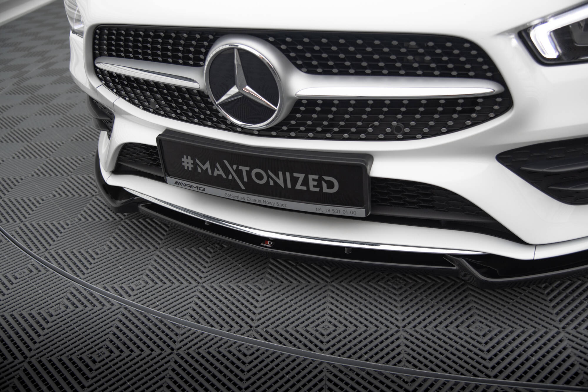 Front Splitter V.2 Mercedes-Benz CLA A35 AMG / AMG-Line C118 - Image 3