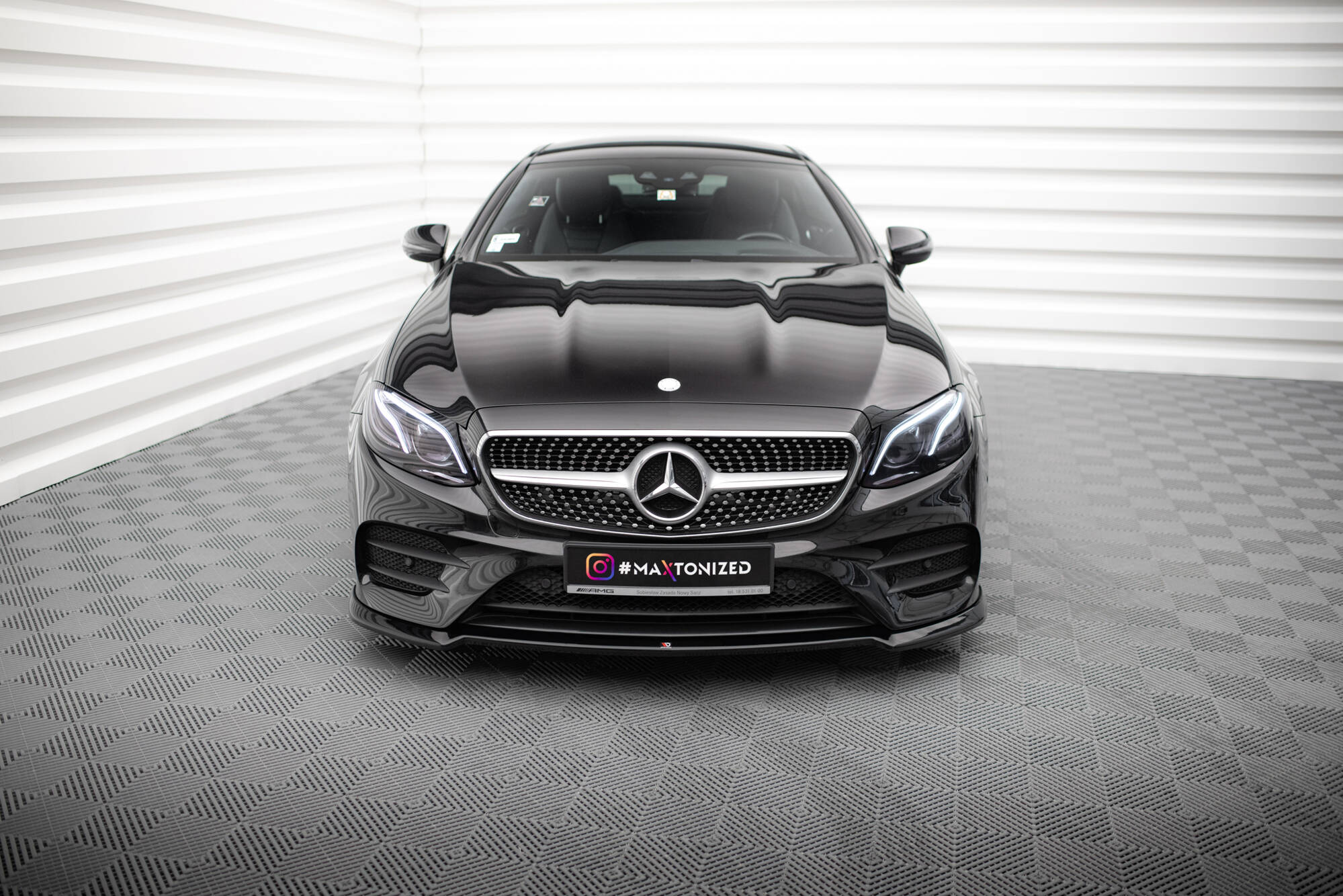 Front Splitter V.2 Mercedes-Benz E-Class W213 Coupe (C238) / Cabriolet (A238) AMG-Line / 53 AMG - Image 2