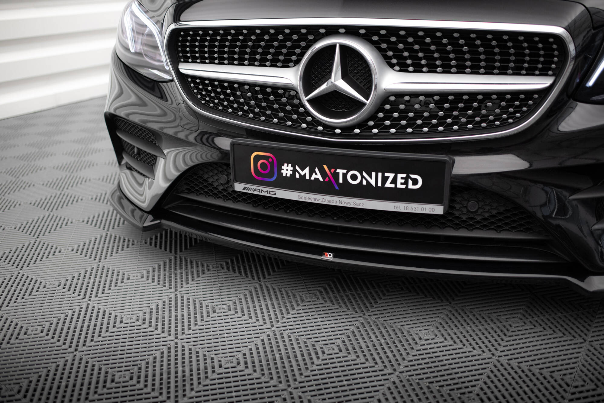 Front Splitter V.2 Mercedes-Benz E-Class W213 Coupe (C238) / Cabriolet (A238) AMG-Line / 53 AMG - Image 3