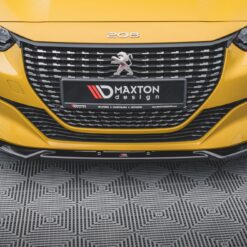 Alternative view of Front Splitter V.2 Peugeot 208 Mk2