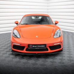 Alternative view of Front Splitter V.2 Porsche 718 Cayman 982c