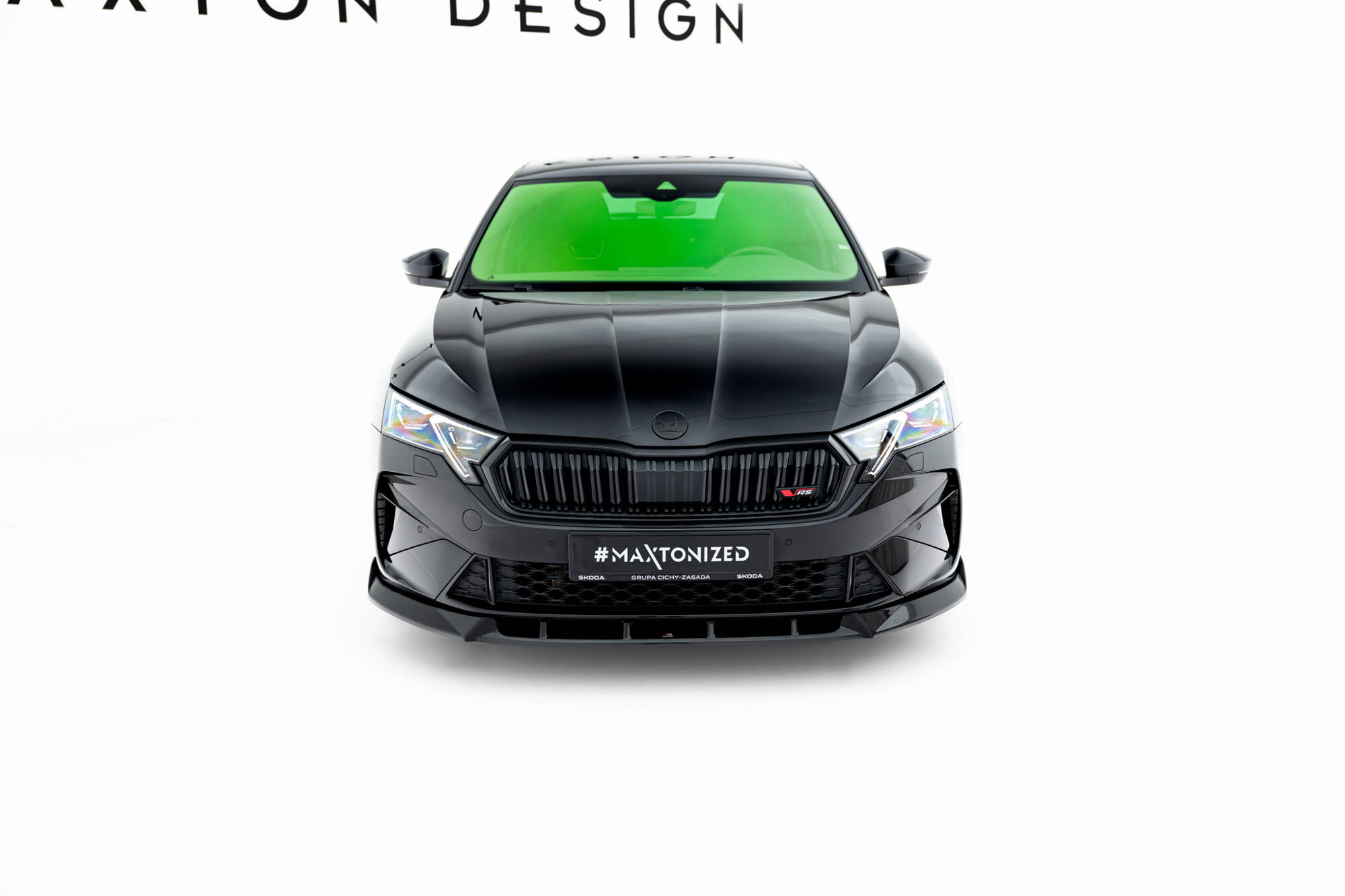 Front Splitter V.2 Skoda Octavia RS Liftback / Combi Mk4 Facelift - Image 2