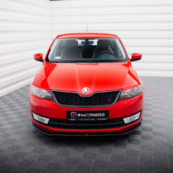 Alternative view of Front Splitter V.2 Skoda Rapid