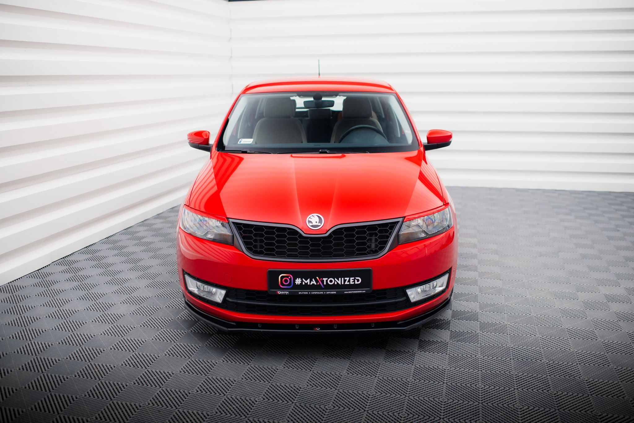 Front Splitter V.2 Skoda Rapid - Image 2