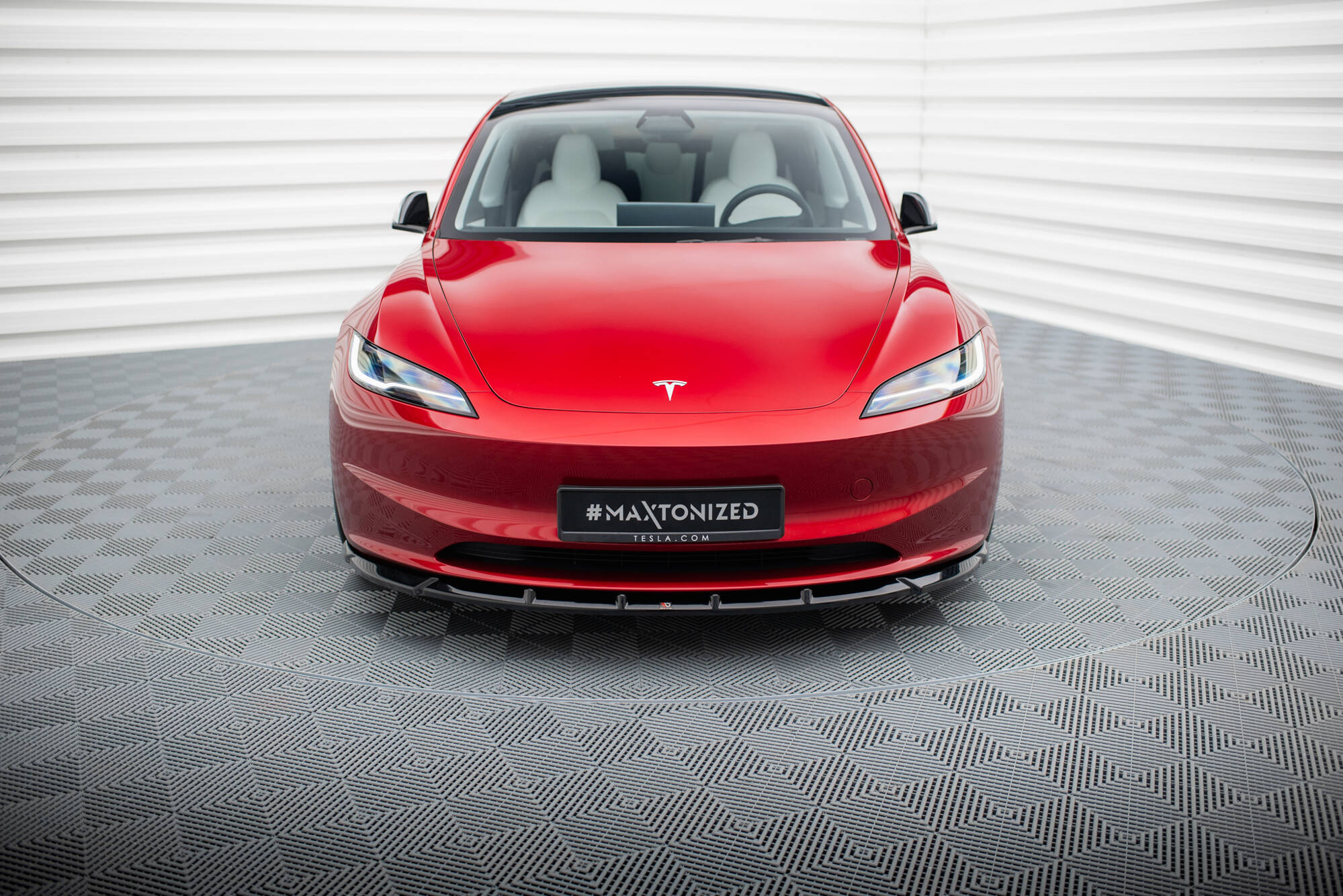 Front Splitter V.2 Tesla Model 3 Project Highland(Facelift) - Image 2