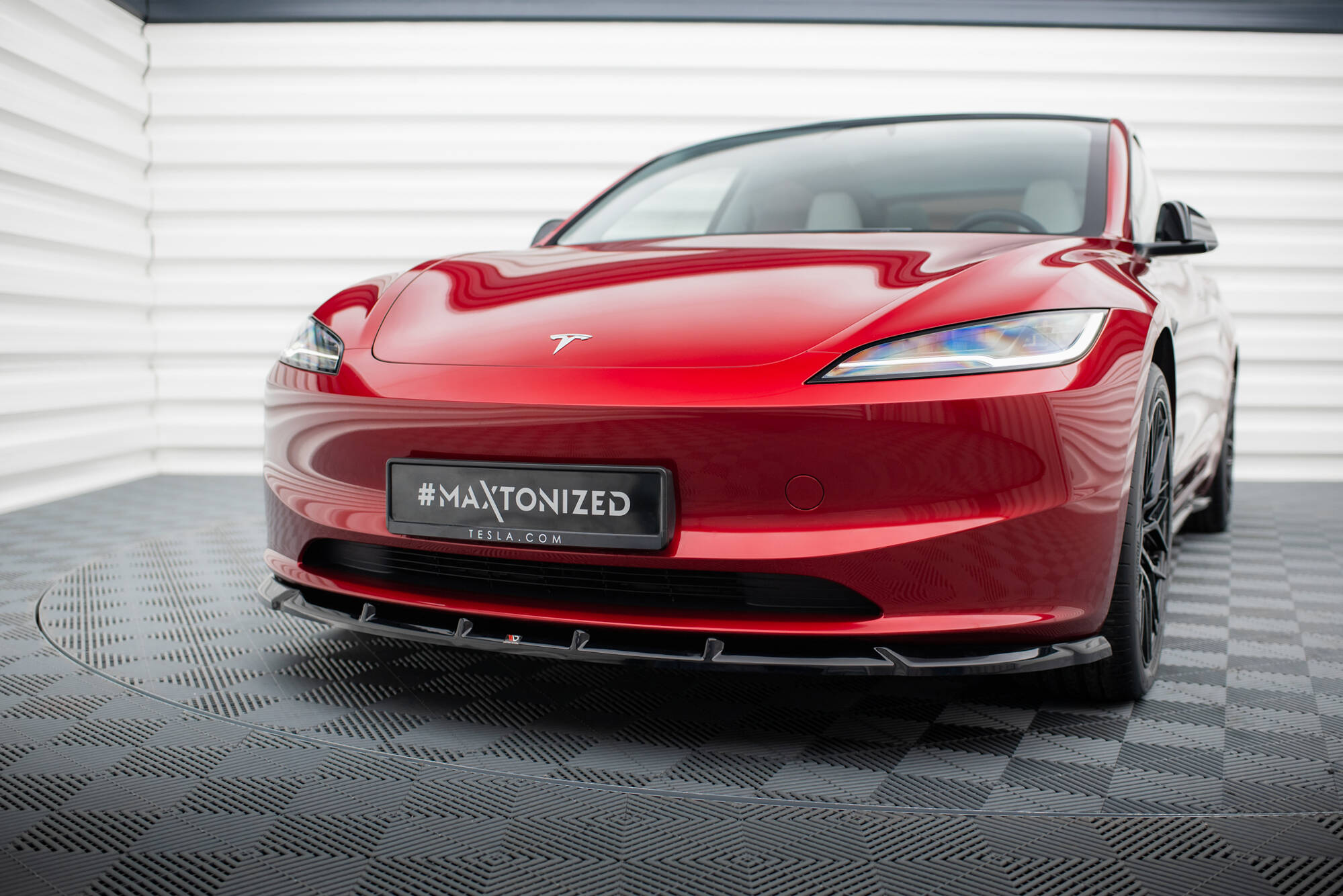 Front Splitter V.2 Tesla Model 3 Project Highland(Facelift)