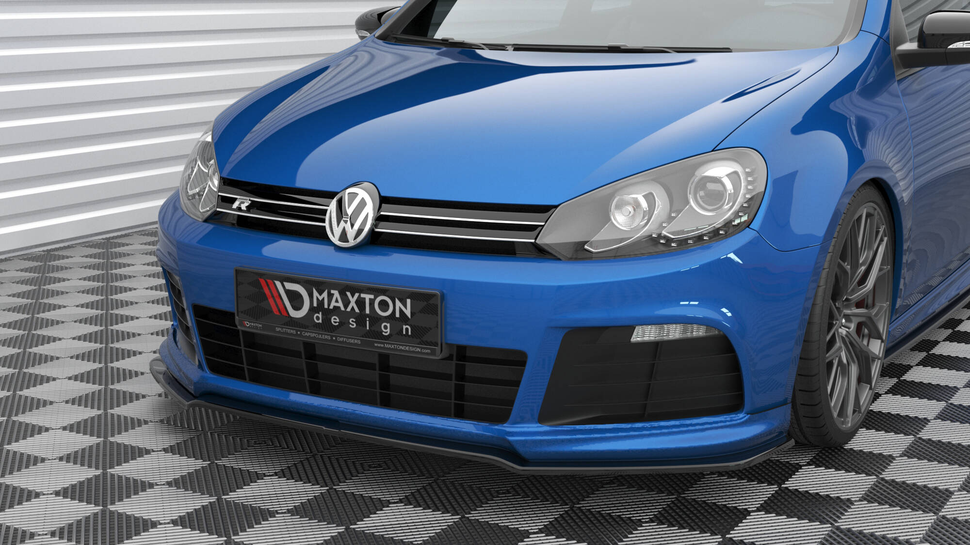 Front Splitter V.2 Volkswagen Golf R Mk6 - Image 3