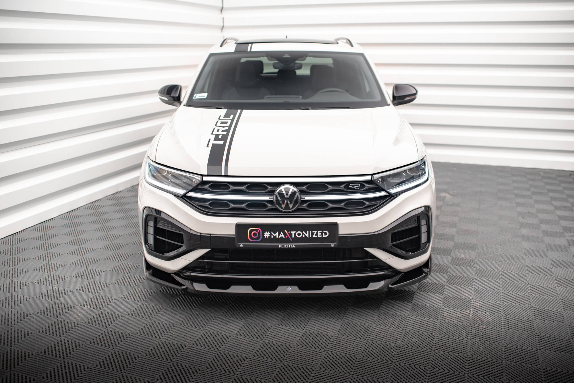 Front Splitter V.2 Volkswagen T-Roc R / R-Line Mk1 Facelift - Image 2