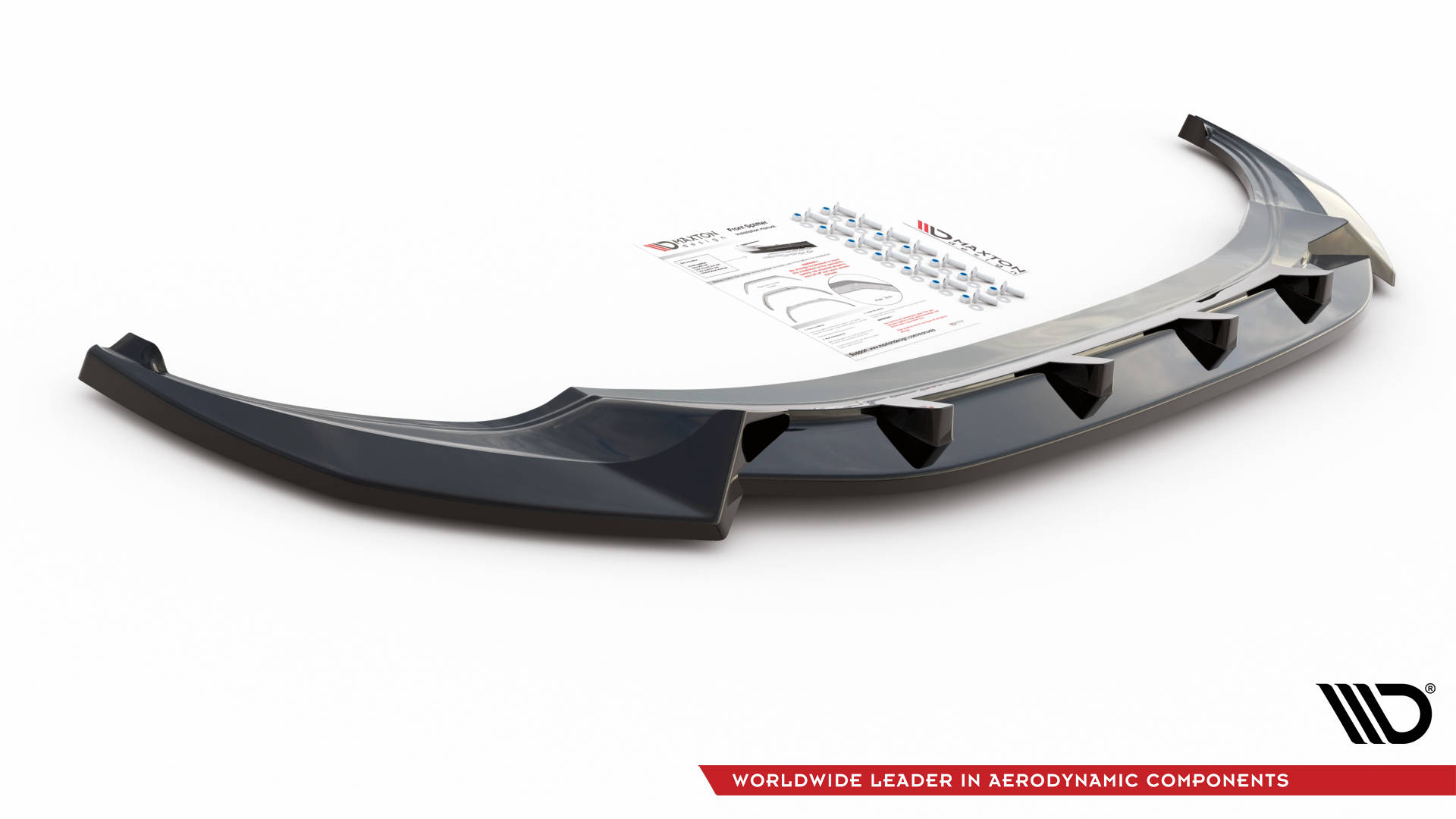 Front Splitter V.2 Volkswagen Tiguan R / R-Line Mk2 Facelift - Image 3