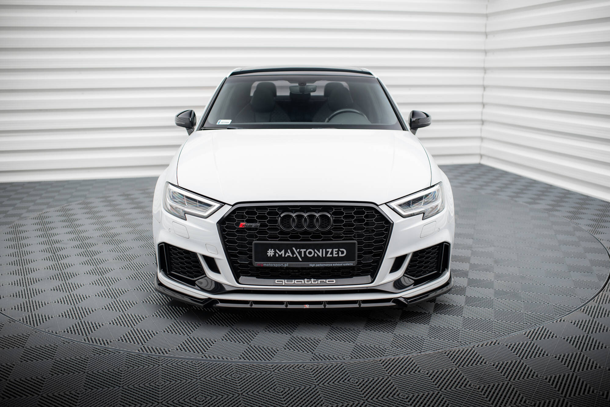 Front Splitter V.3 Audi RS3 Sedan 8V Facelift - Image 2