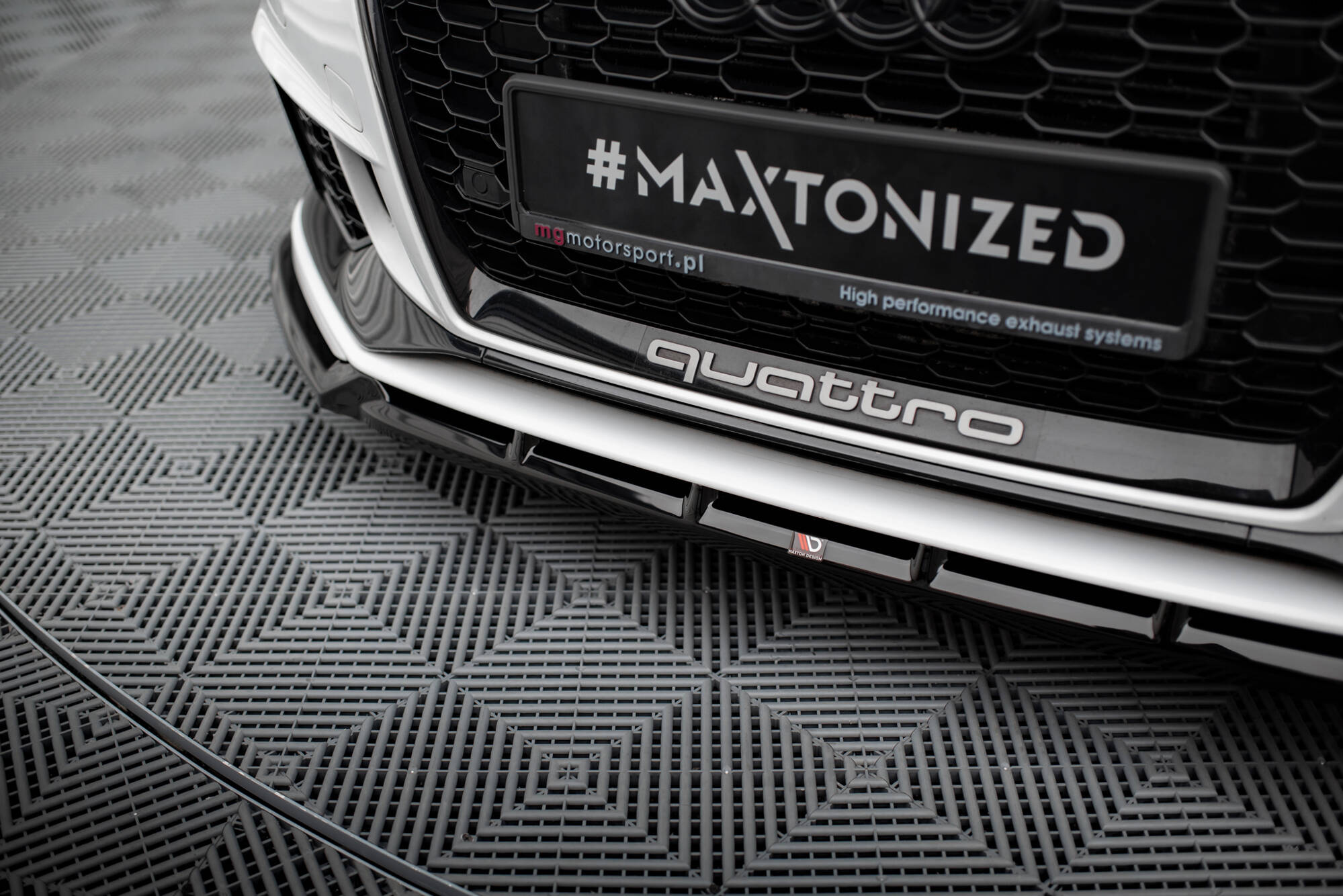 Front Splitter V.3 Audi RS3 Sedan 8V Facelift - Image 3