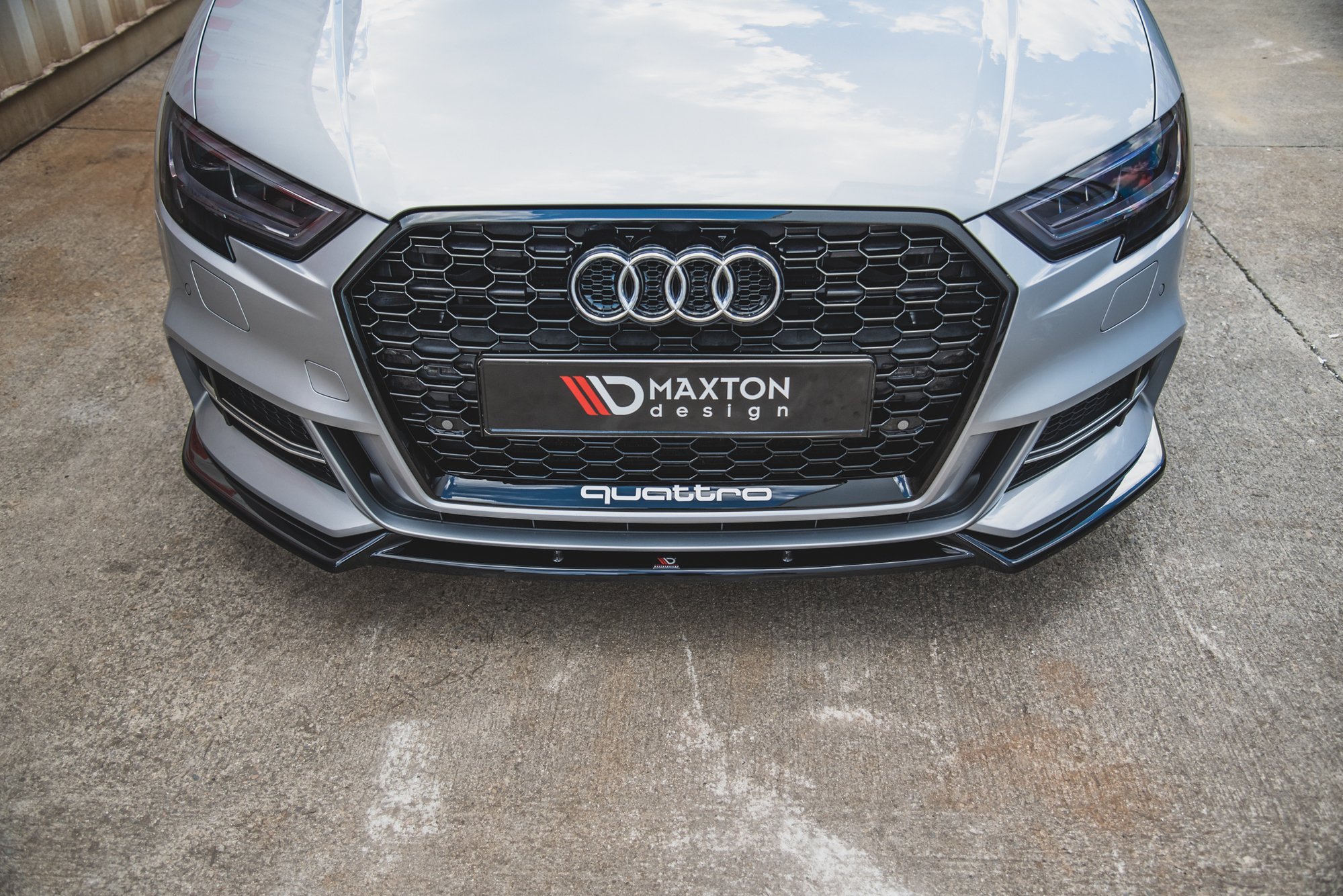 Front Splitter V.3 Audi S3 / A3 S-Line 8V FL Sedan - Image 2