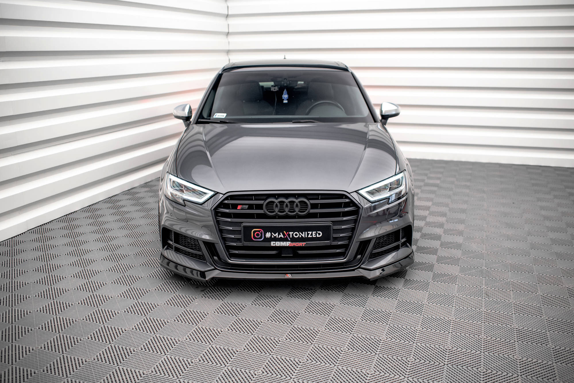 Front Splitter V.3 Audi S3 / A3 S-Line Sportback 8V Facelift - Image 2