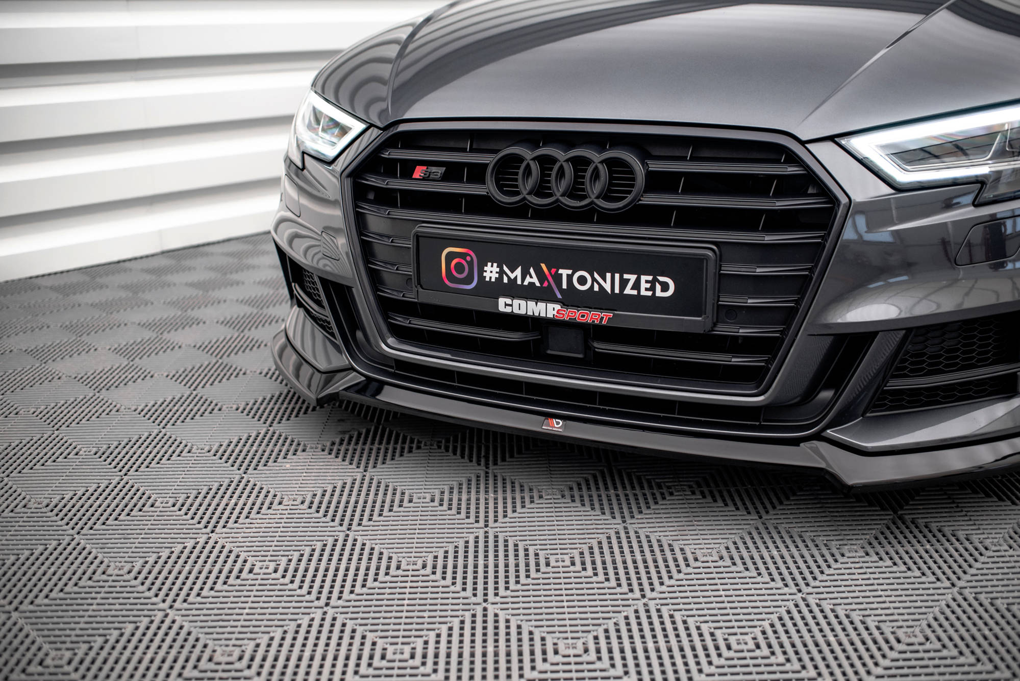 Front Splitter V.3 Audi S3 / A3 S-Line Sportback 8V Facelift - Image 3