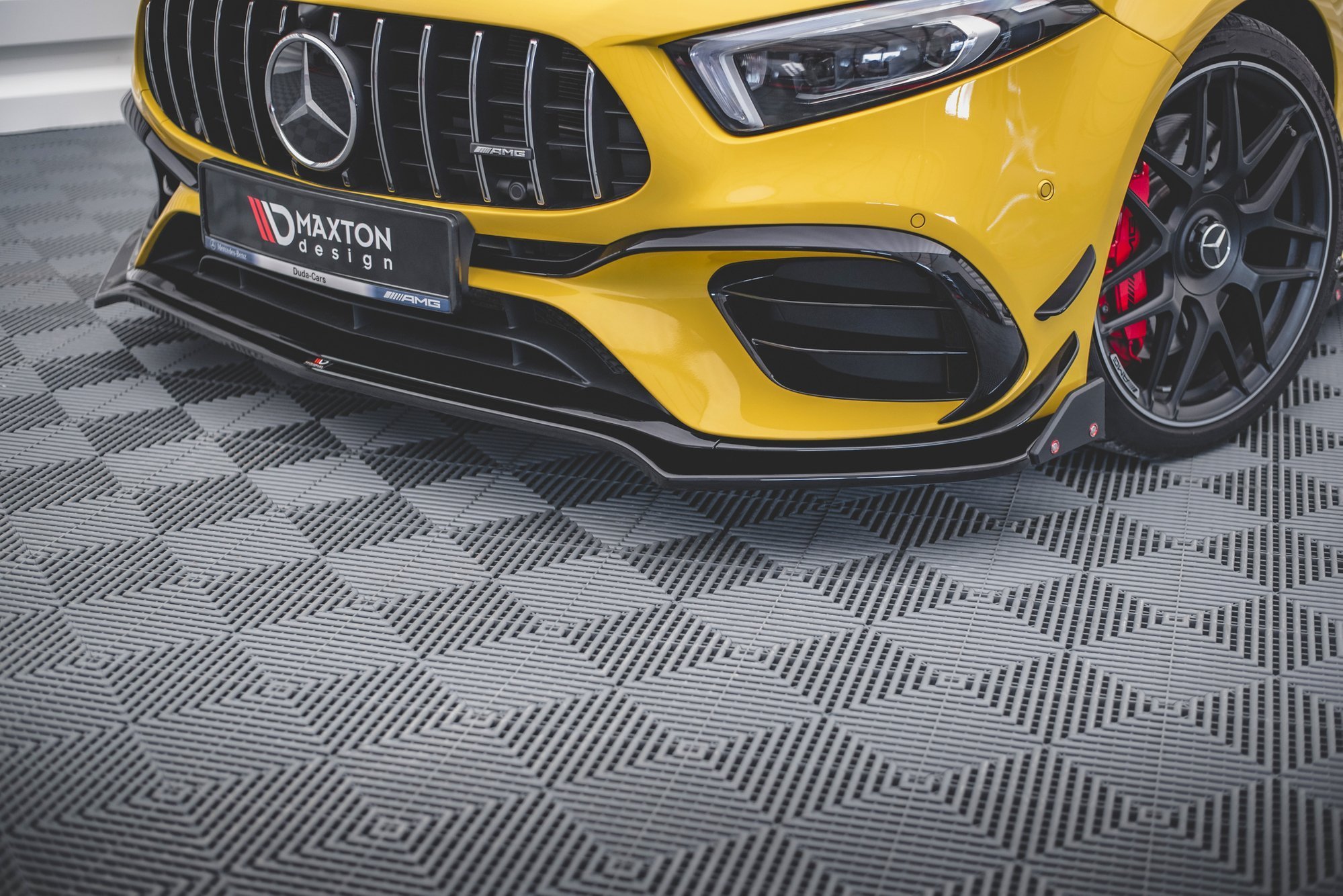 Front Splitter V.3 + Flaps Mercedes-AMG A 45 S Aero Pack W177 - Image 2