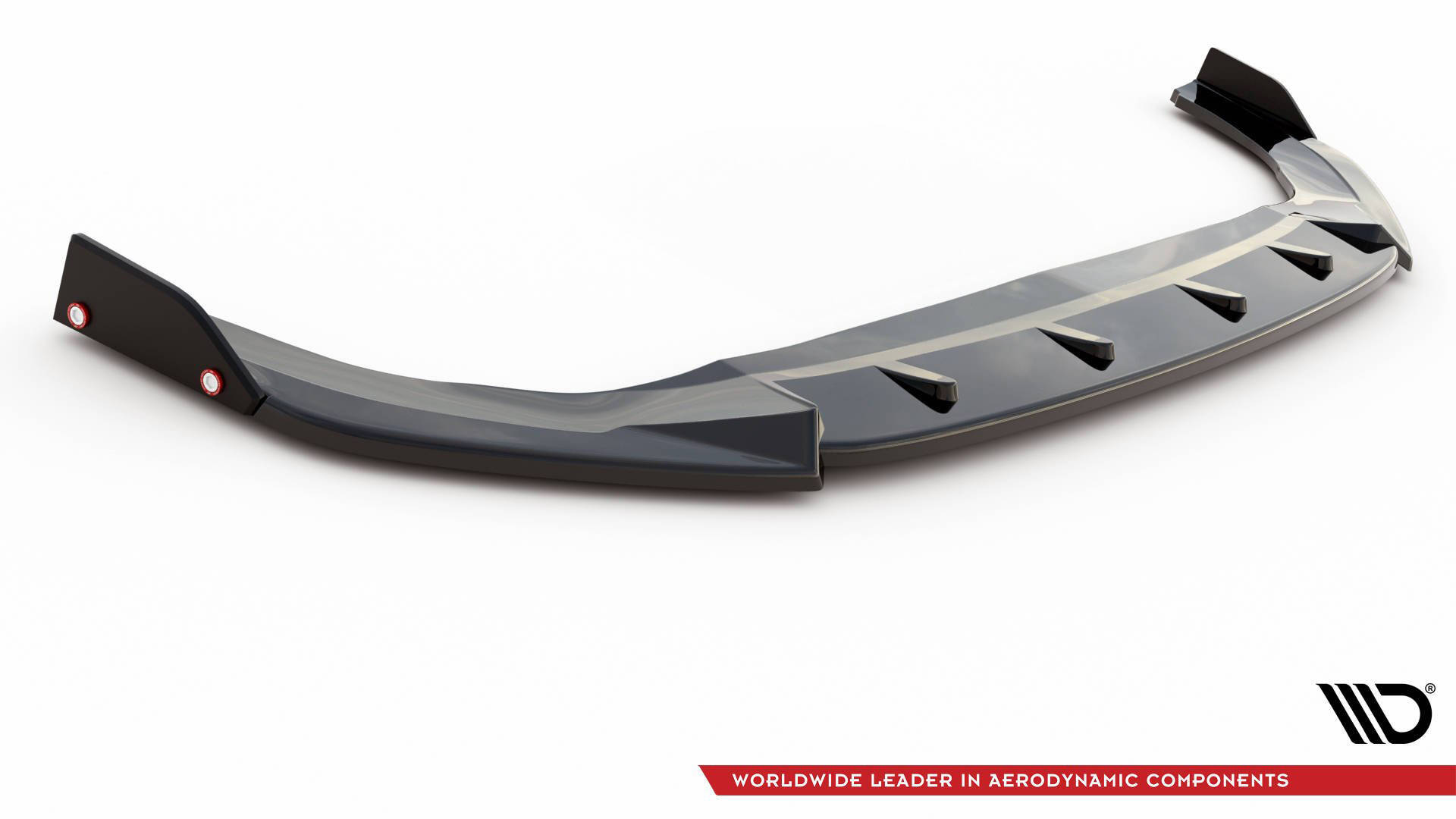 Front Splitter V.3 + Flaps Volkswagen Golf GTI / GTE / GTD / R-Line Mk8 - Image 4