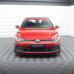 Alternative view of Front Splitter V.3 + Flaps Volkswagen Golf GTI / GTE / GTD / R-Line Mk8