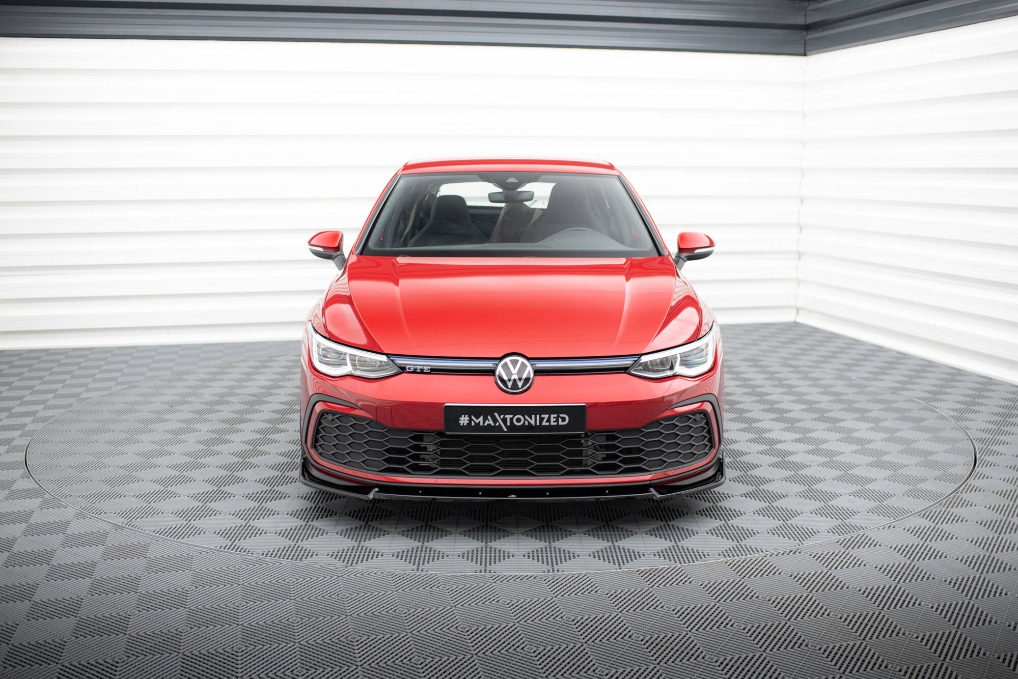 Front Splitter V.3 + Flaps Volkswagen Golf GTI / GTE / GTD / R-Line Mk8 - Image 2