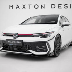 Front Splitter V.3 + Flaps Volkswagen Golf GTI / GTE / R-Line Mk8 Facelift