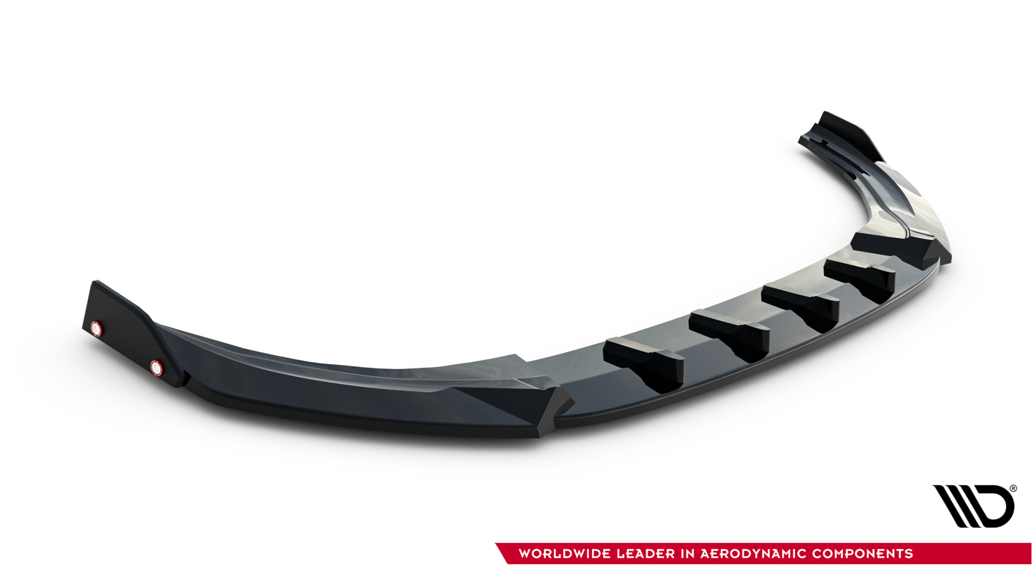 Front Splitter V.3 + Flaps Volkswagen Golf R Hatchback / Variant Mk8 Facelift - Image 5