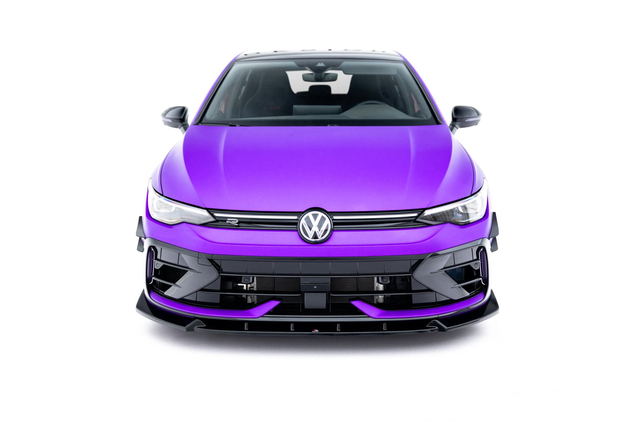 Front Splitter V.3 Volkswagen Golf R Hatchback Mk8 Facelift - Image 2
