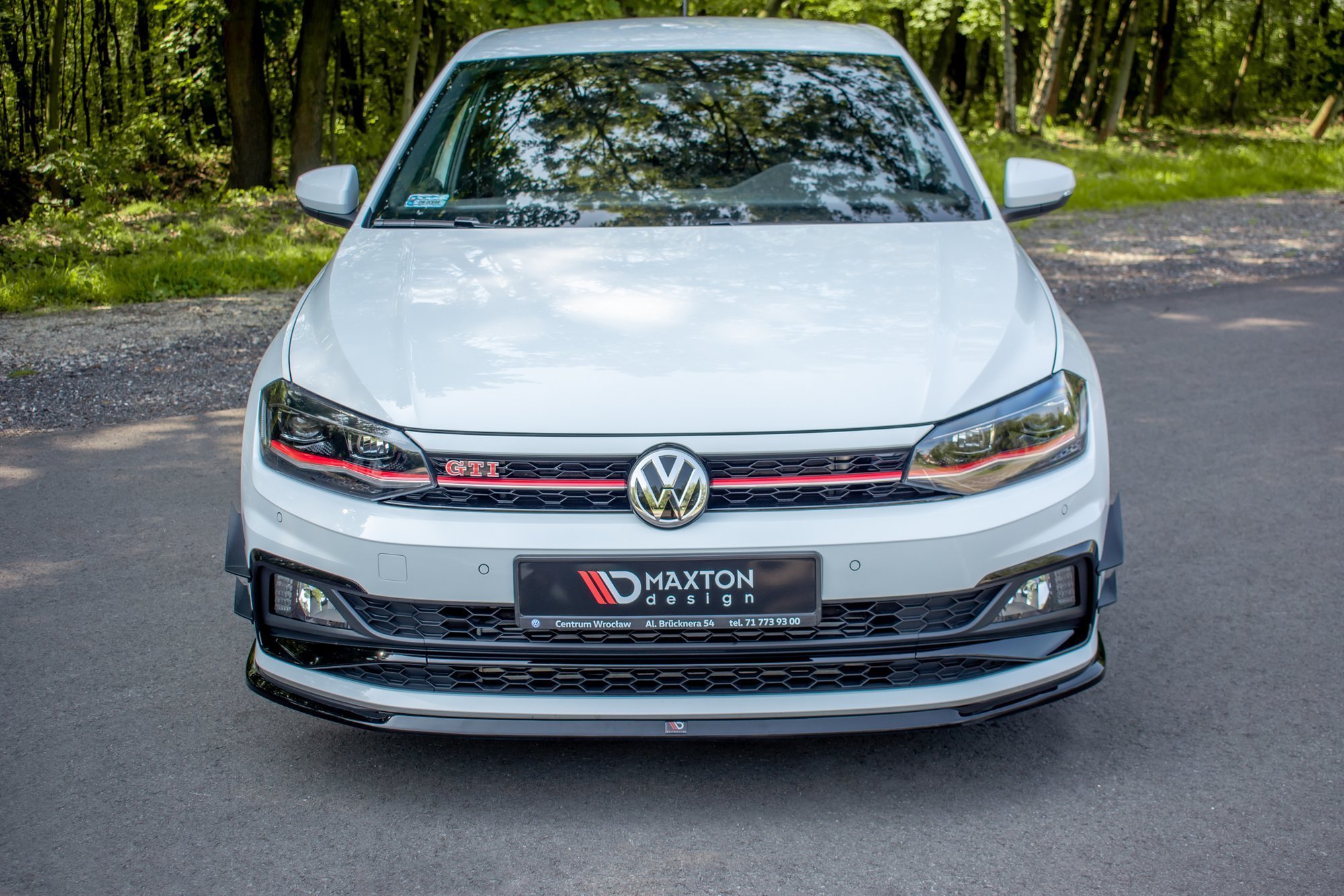 Front Splitter V.3 Volkswagen Polo GTI / R-line Mk6 - Image 2