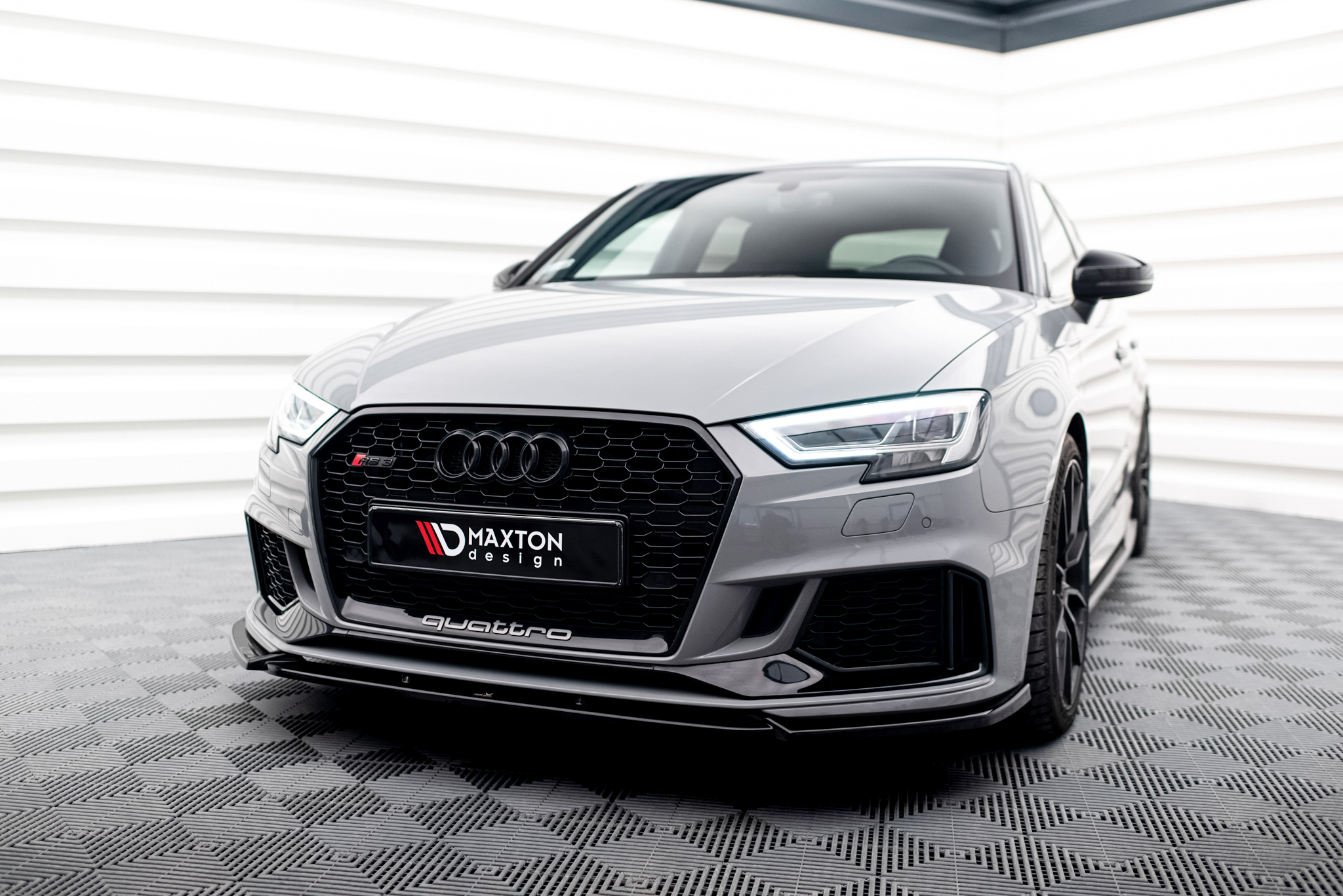 Front Splitter V.4 Audi RS3 8V FL Sportback
