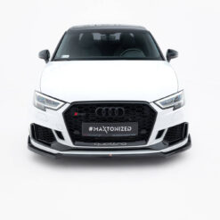 Alternative view of Front Splitter V.4 Audi RS3 Sedan 8V Facelift