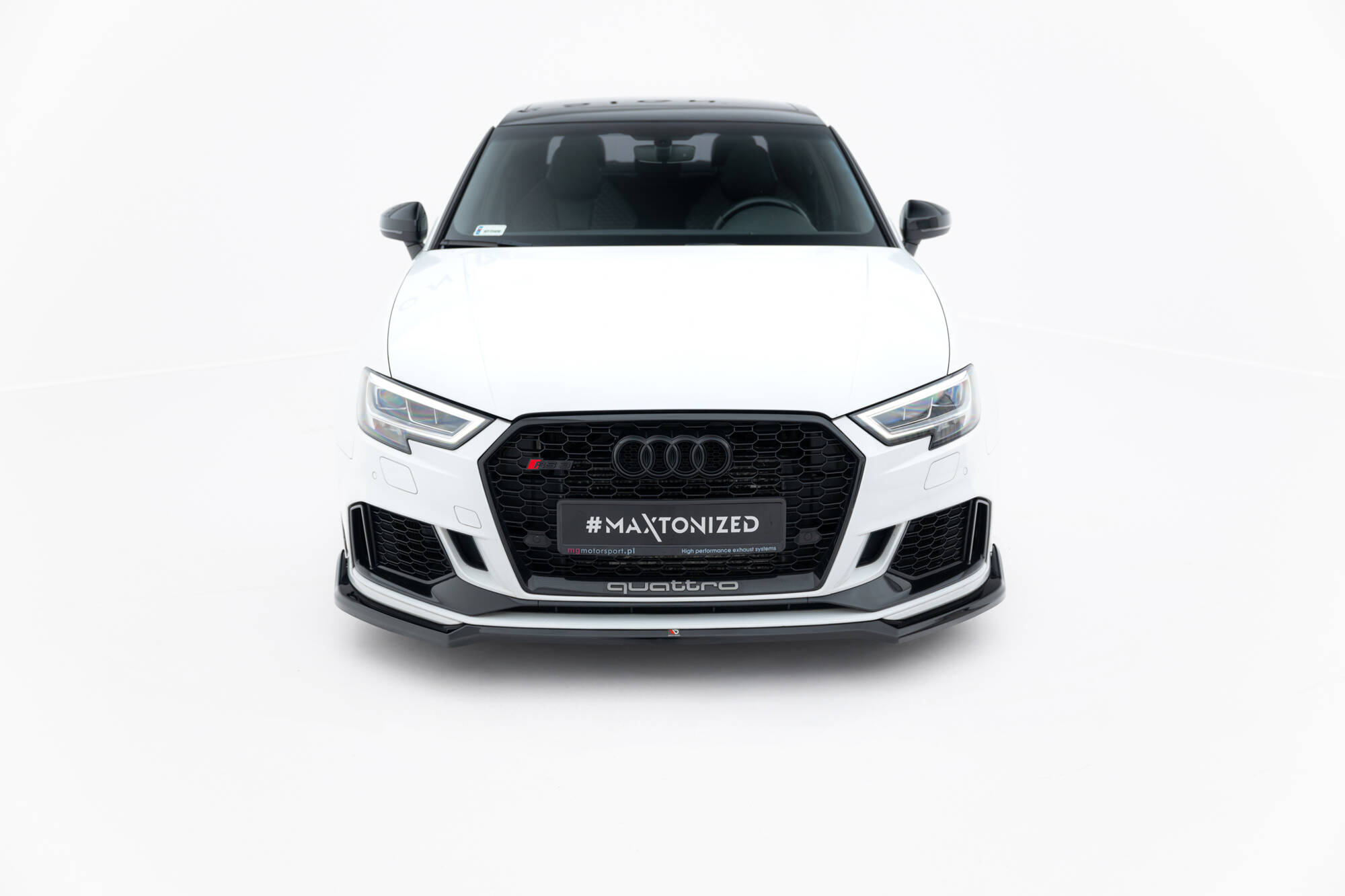 Front Splitter V.4 Audi RS3 Sedan 8V Facelift - Image 2