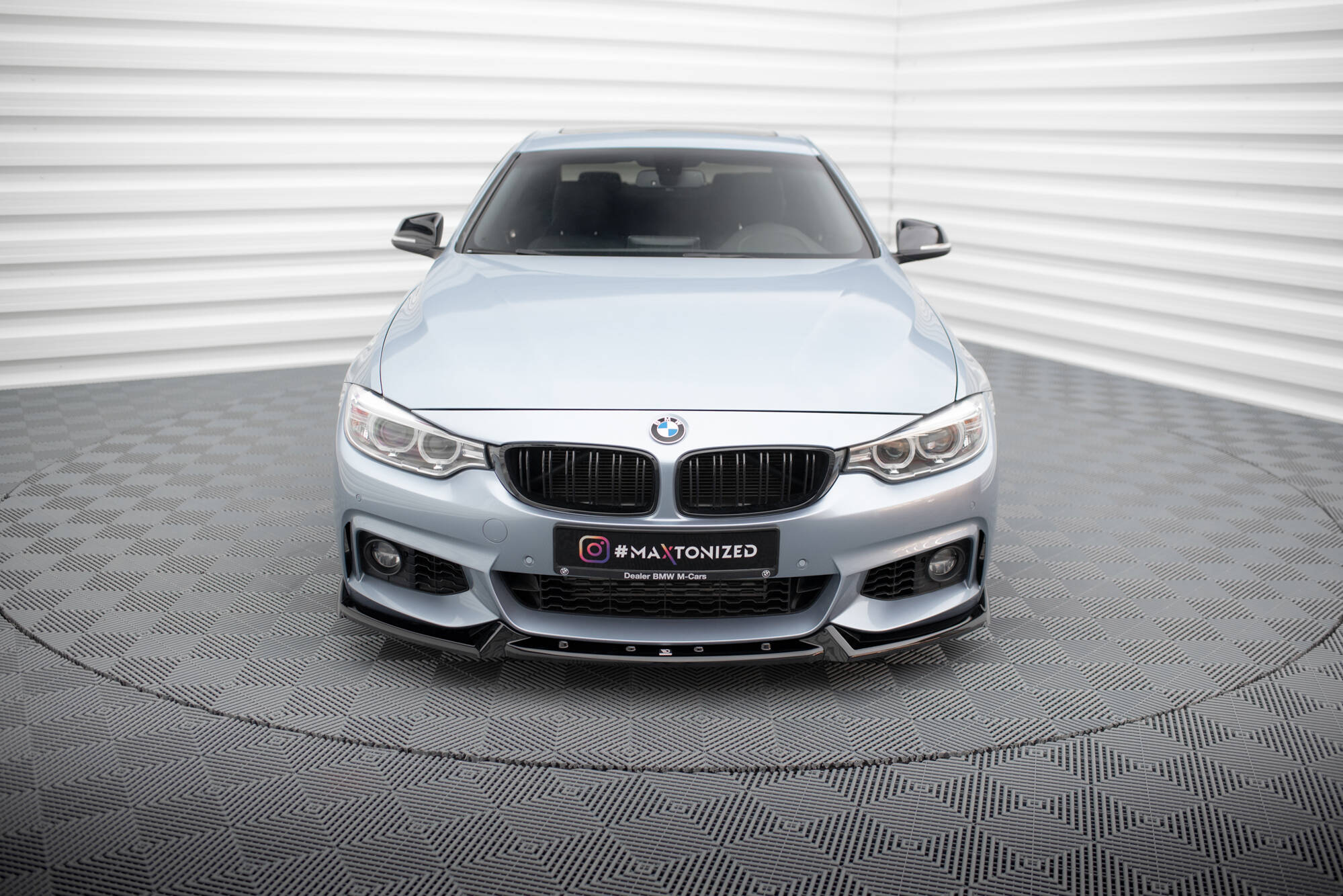 Front Splitter V.4 BMW 4 Coupe / Gran Coupe / Cabrio M-Pack F32 / F36 / F33 - Image 2