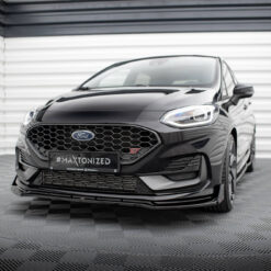 Front Splitter V.4 + Flaps Ford Fiesta ST / ST-line Mk8 Facelift