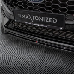 Alternative view of Front Splitter V.4 + Flaps Ford Fiesta ST / ST-line Mk8 Facelift