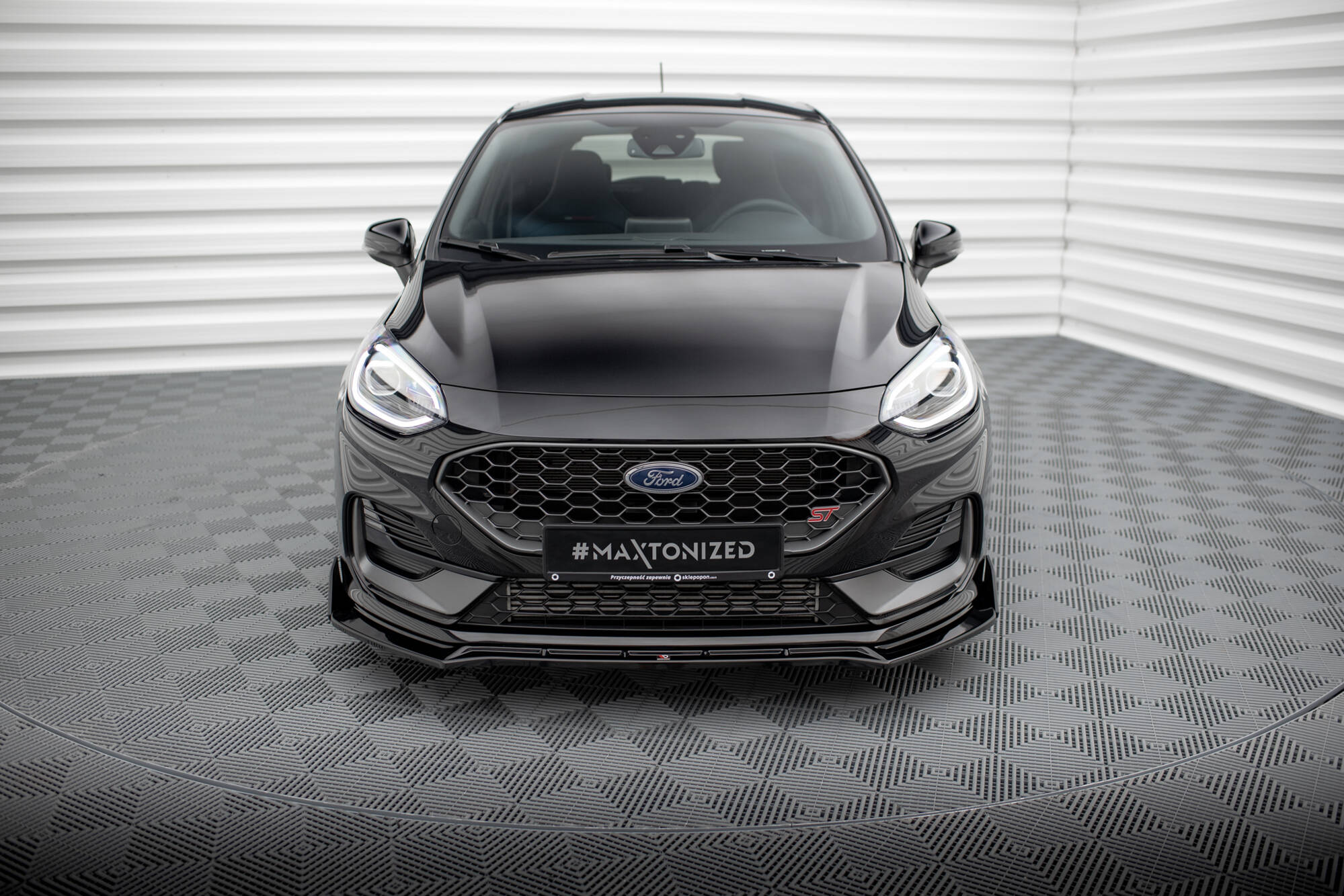 Front Splitter V.4 + Flaps Ford Fiesta ST / ST-line Mk8 Facelift - Image 4