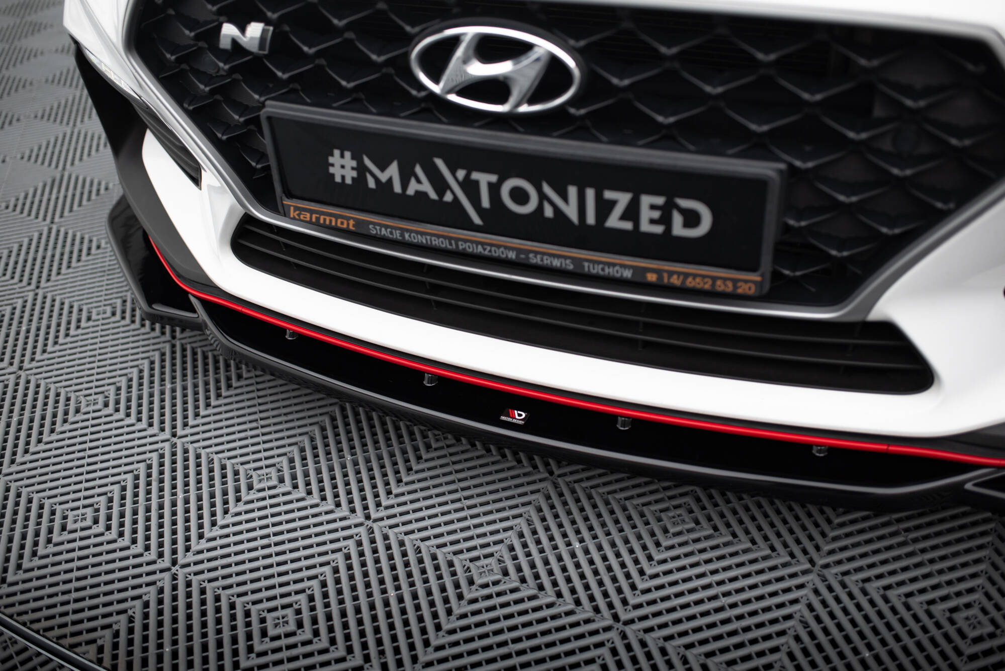 Front Splitter V.4 Hyundai I30 N Mk3 Hatchback/ Fastback - Image 3