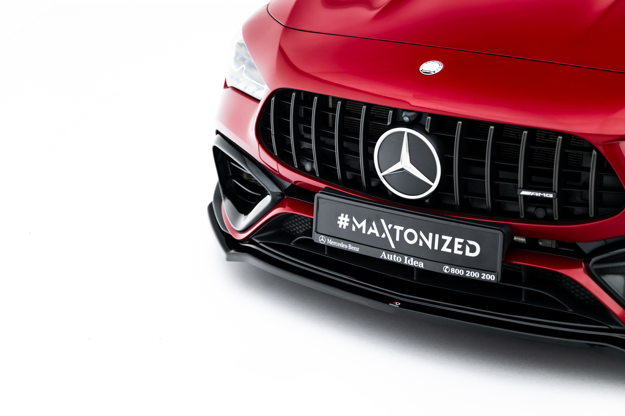 Front Splitter V.4 Mercedes-AMG CLA 45 Aero C118 - Image 3