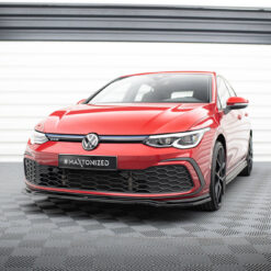 Front Splitter V.4 Volkswagen Golf GTI / GTE / GTD / R-Line Mk8