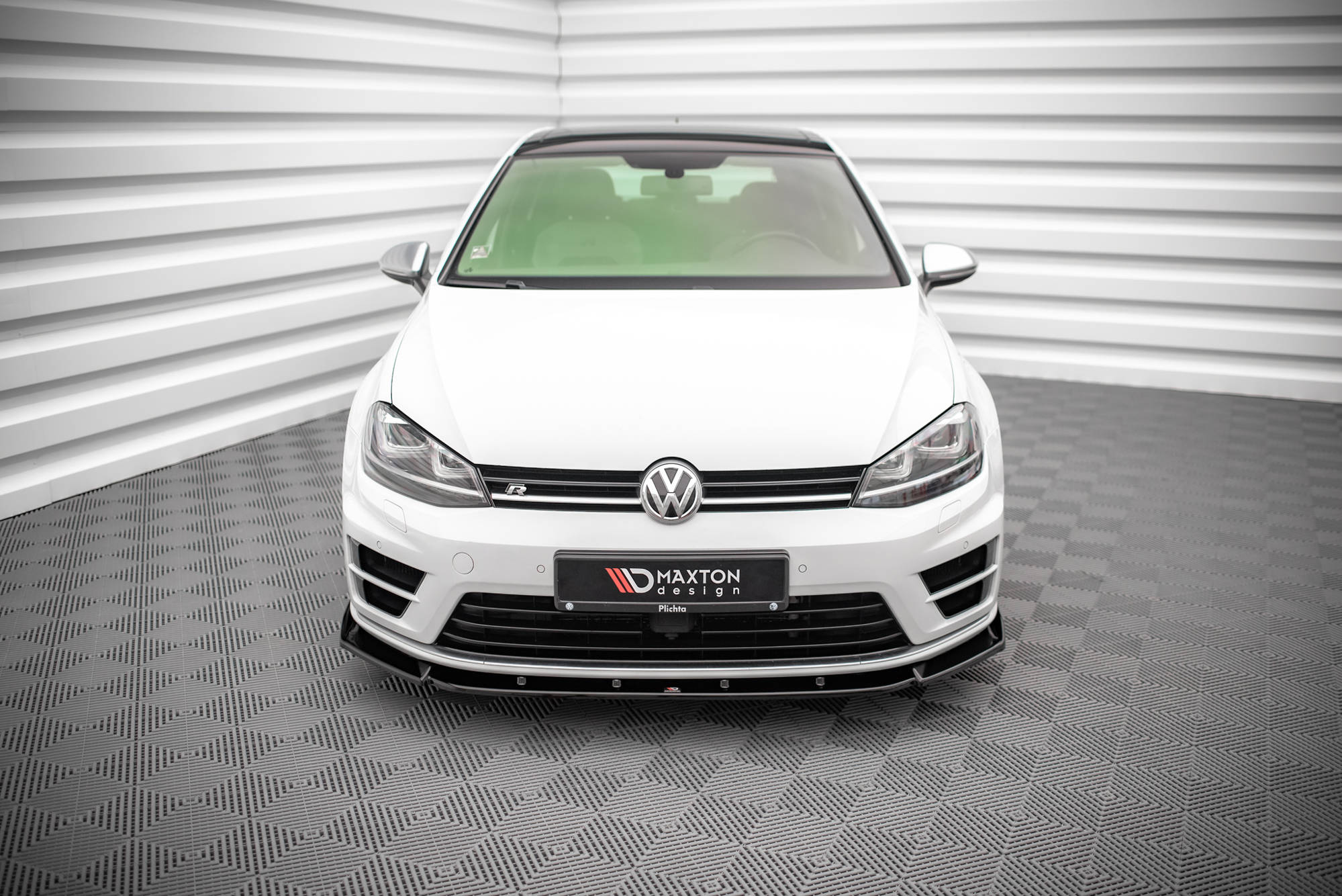 Front Splitter V.4 Volkswagen Golf R / R-Line Mk7 - Image 2