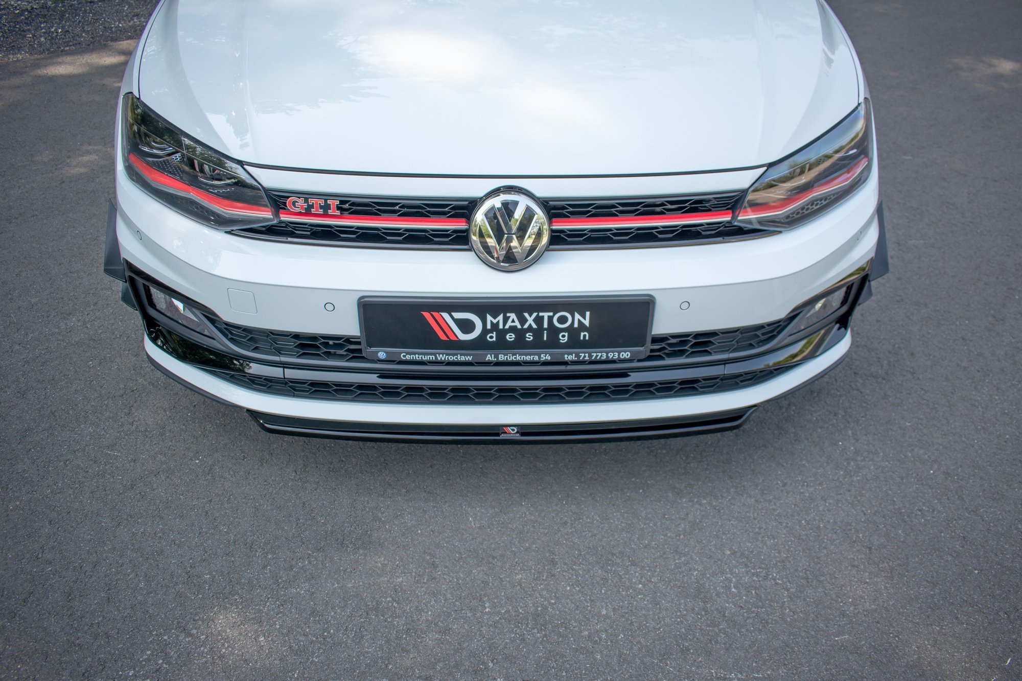 Front Splitter V.4 Volkswagen Polo GTI / R-line Mk6 - Image 3