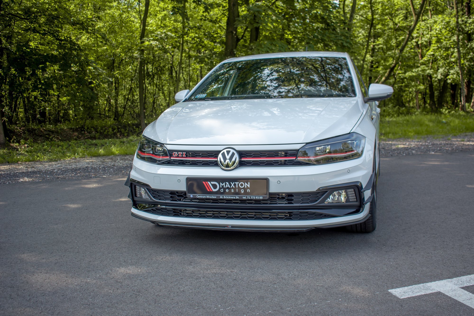 Front Splitter V.4 Volkswagen Polo GTI / R-line Mk6 - Image 2