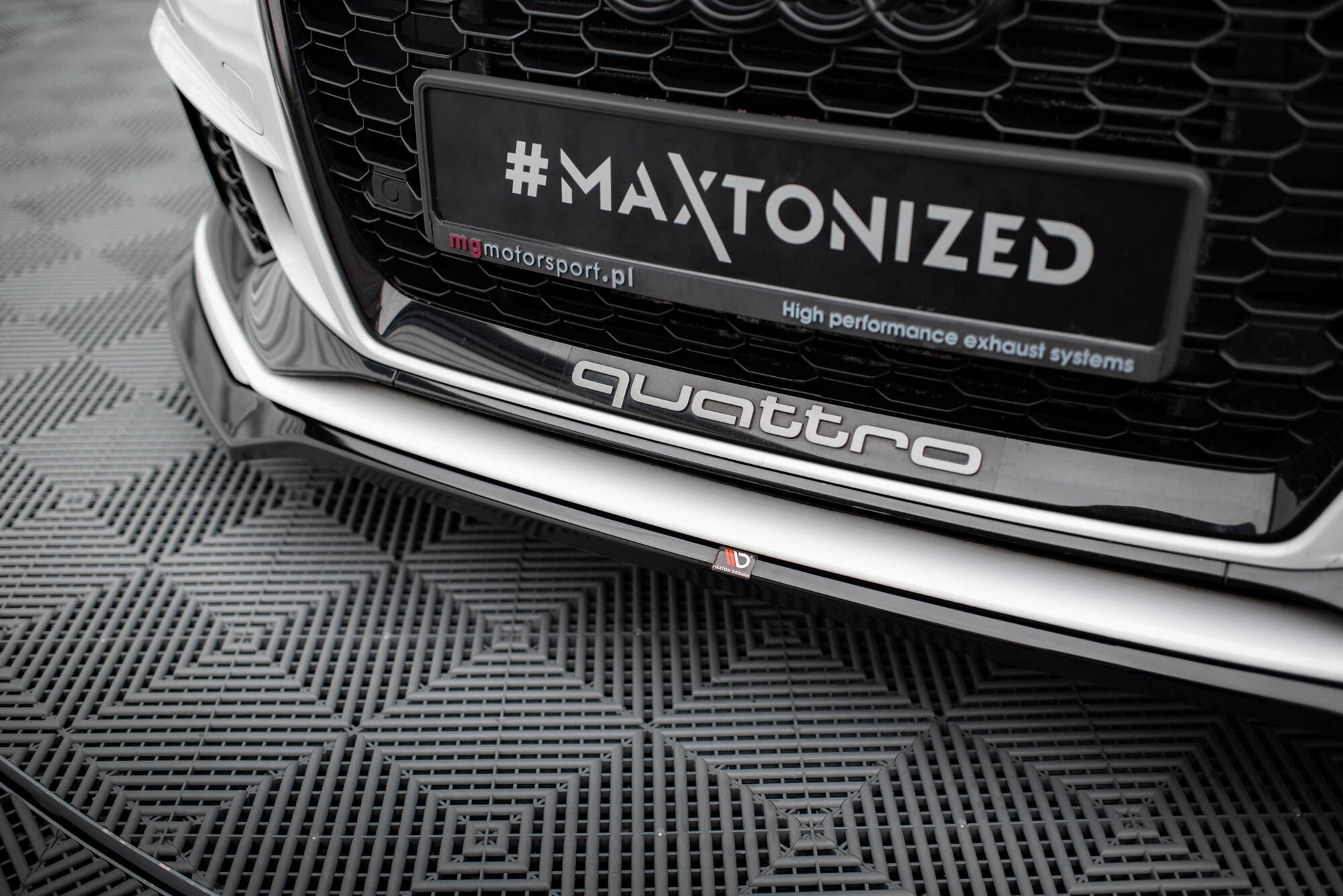 Front Splitter V.5 Audi RS3 Sedan 8V Facelift - Image 3