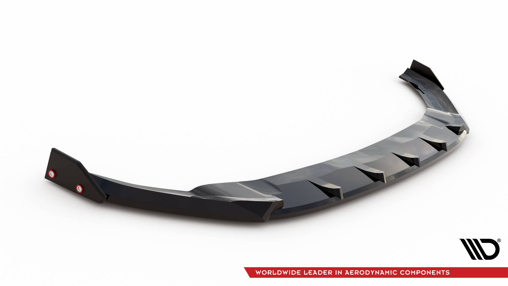 Front Splitter V.5 + Flaps Volkswagen Golf R / R-Line Mk7 - Image 5