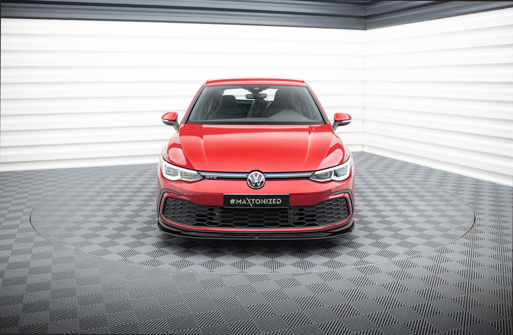 Front Splitter V.5 Volkswagen Golf GTI / GTE / GTD / R-Line Mk8 - Image 2