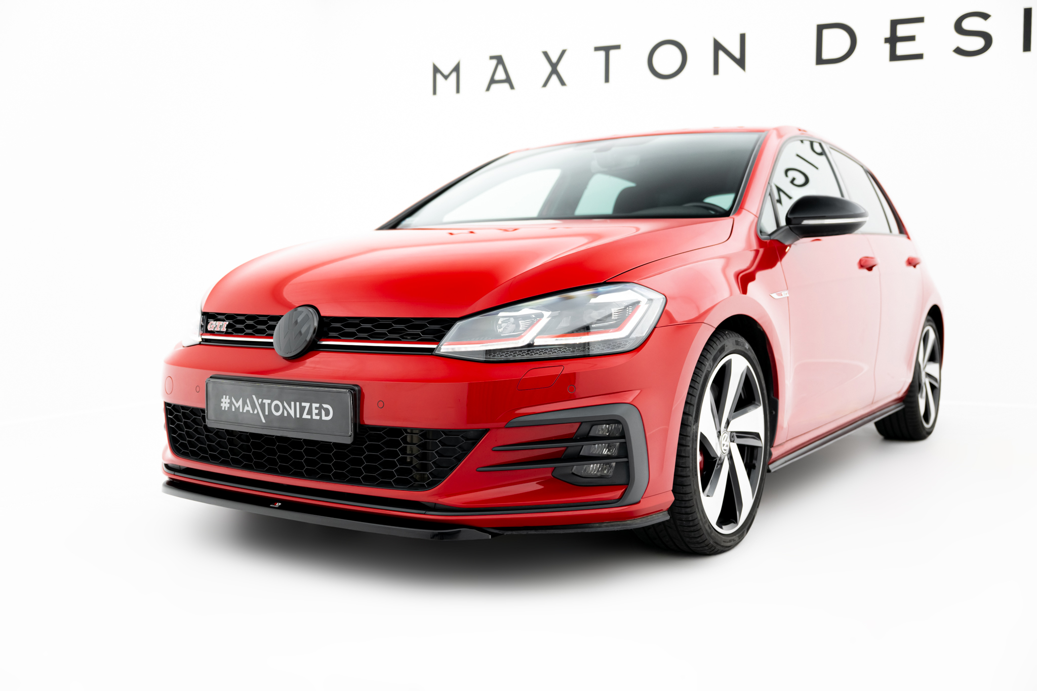 Front Splitter V.5 Volkswagen Golf GTI Mk7 Facelift