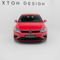 Alternative view of Front Splitter V.5 Volkswagen Golf R / R-Line Mk7 Facelift