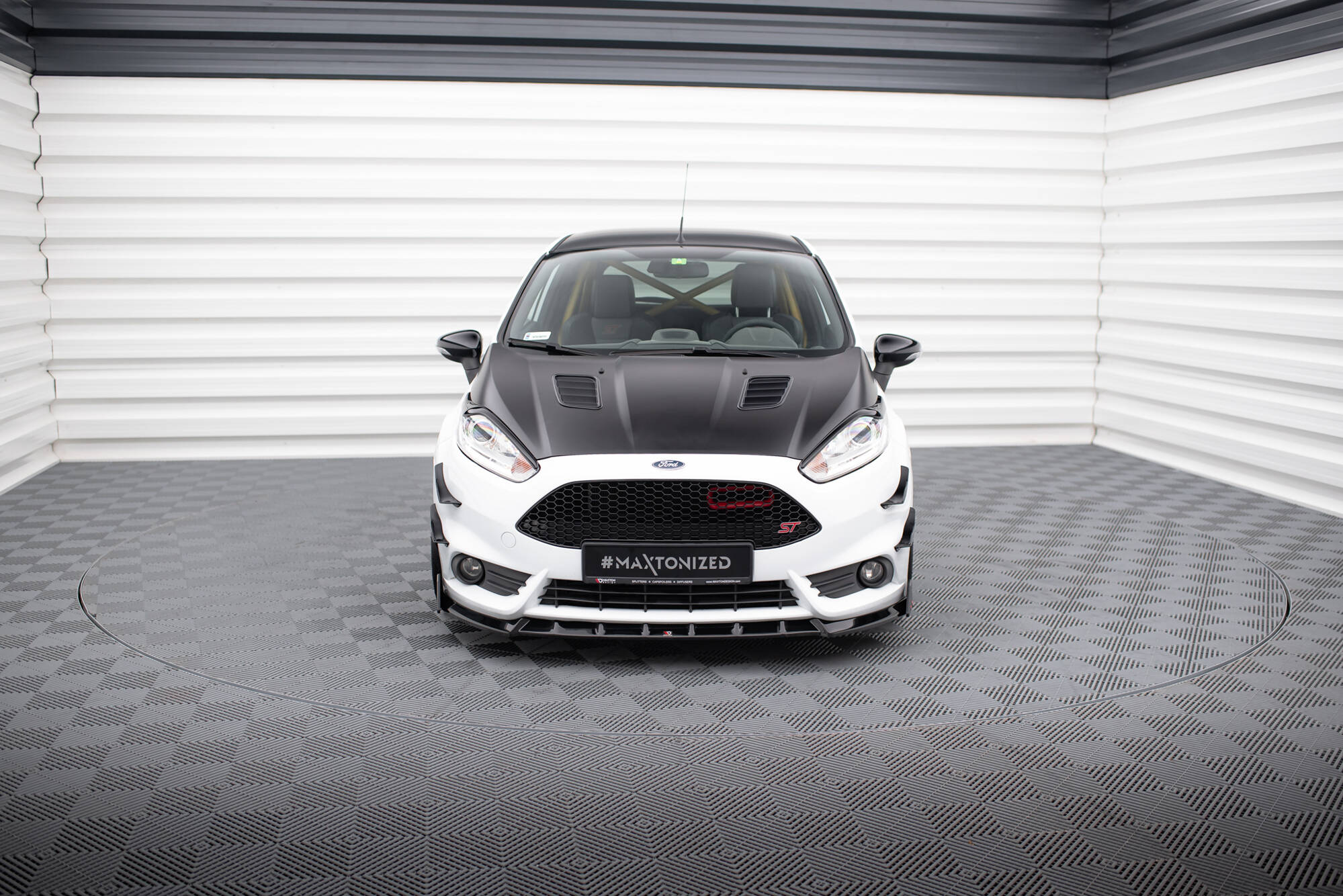 Front Splitter V.6 + Flaps Ford Fiesta ST Mk7 Facelift - Image 2
