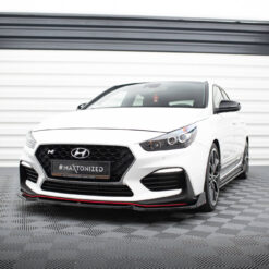 Front Splitter V.6 + Flaps Hyundai I30 N Mk3 Hatchback/Fastback
