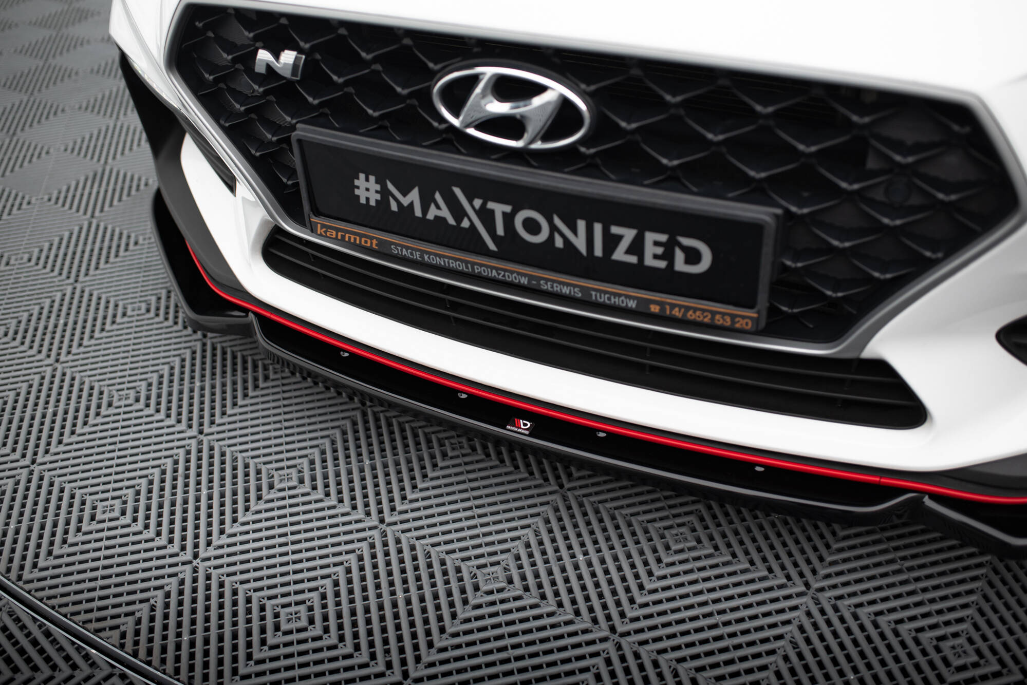 Front Splitter V.6 + Flaps Hyundai I30 N Mk3 Hatchback/Fastback - Image 3