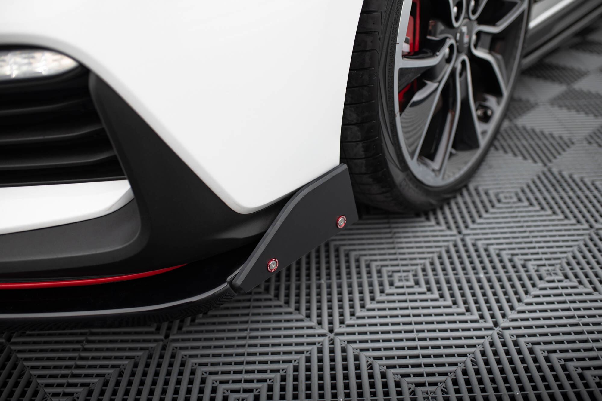 Front Splitter V.6 + Flaps Hyundai I30 N Mk3 Hatchback/Fastback - Image 4